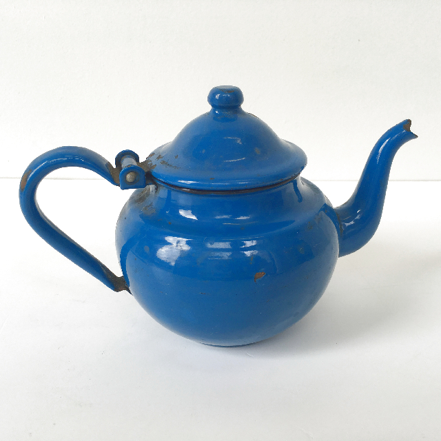 TEAPOT, Enamel - Blue 